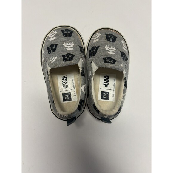Preowned- Gap Kids x Star Wars Slip On Boat Shoes Kids size 5C - Picture 7 of 9